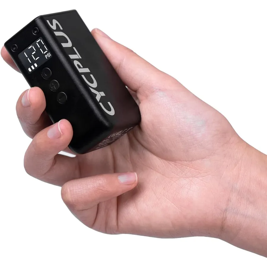 CYCPLUS AS2 Pro - elektrische Mini-Fahrradpumpe 120 PSI mit Display